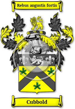 Cubbold Family Crest Download (JPG) Legacy Series - 600 DPI