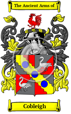 Cobleigh Family Crest Download (JPG) Heritage Series - 600 DPI