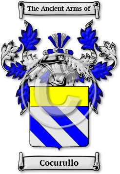 Cocurullo Family Crest Download (jpg) Legacy Series - 150 DPI