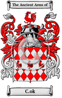 C.ok Name Meaning, Family History, Family Crest & Coats of Arms