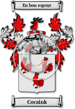 Cocaink Family Crest Download (jpg) Legacy Series - 150 DPI