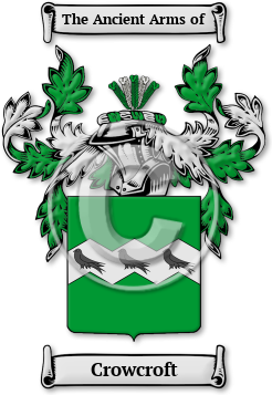 Crowcroft Family Crest Download (jpg) Legacy Series - 150 DPI