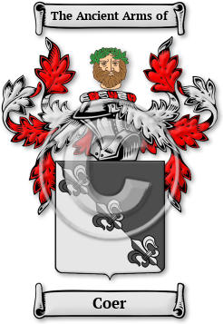 Coer Family Crest Download (JPG) Legacy Series - 300 DPI