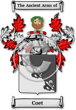Coet Family Crest Download (jpg) Legacy Series - 150 DPI