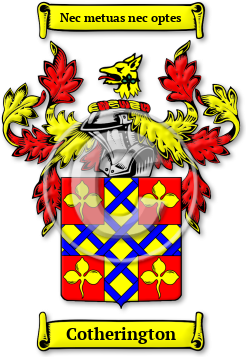 Cotherington Family Crest Download (jpg) Legacy Series - 150 DPI