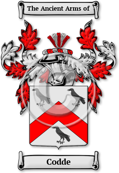 Codde Family Crest Download (jpg) Legacy Series - 150 DPI