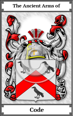 Code Family Crest Download (JPG)  Book Plated - 150 DPI