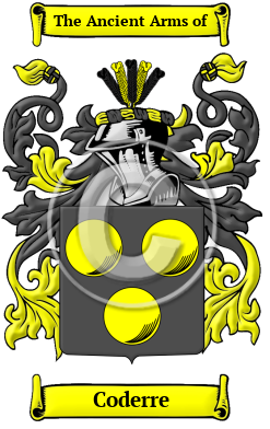 Coderre Family Crest Download (JPG) Heritage Series - 300 DPI