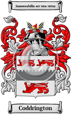 Coddrington Family Crest/Coat of Arms