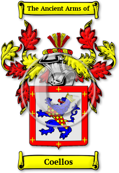 Coellos Family Crest Download (jpg) Legacy Series - 150 DPI