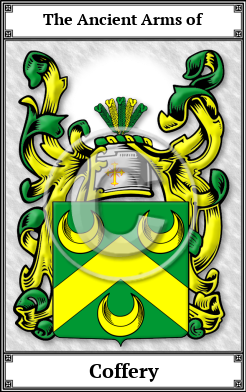 Coffery Family Crest Download (JPG)  Book Plated - 150 DPI