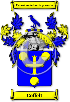 Coffelt Family Crest Download (jpg) Legacy Series - 150 DPI