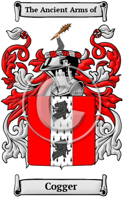 Cogger Family Crest Download (jpg) Heritage Series - 150 DPI