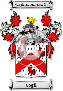 Cogil Family Crest Download (JPG) Legacy Series - 600 DPI