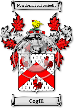 Cogill Family Crest Download (jpg) Legacy Series - 150 DPI