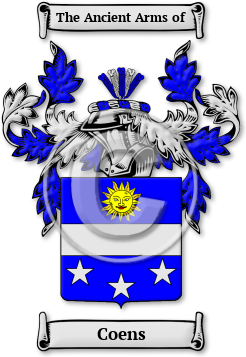 Coens Family Crest Download (jpg) Legacy Series - 150 DPI