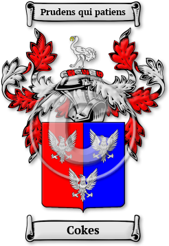 Cokes Family Crest Download (jpg) Legacy Series - 150 DPI