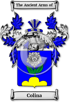 Colina Family Crest Download (JPG) Legacy Series - 600 DPI