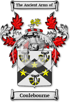 Coulebourne Family Crest Download (jpg) Legacy Series - 150 DPI