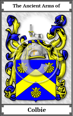 Colbie Family Crest Download (JPG) Book Plated - 600 DPI