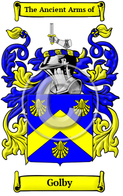Golby Family Crest/Coat of Arms