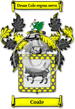 Coale Family Crest Download (jpg) Legacy Series - 150 DPI
