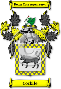 Cockile Family Crest Download (jpg) Legacy Series - 150 DPI