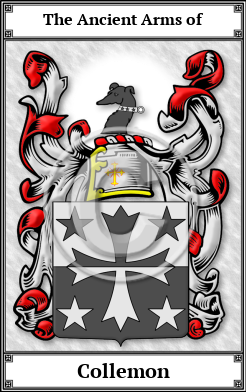 Collemon Family Crest Download (JPG) Book Plated - 600 DPI