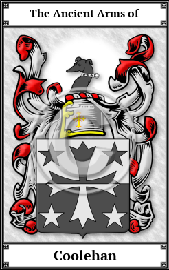 Coolehan Family Crest Download (JPG) Book Plated - 600 DPI