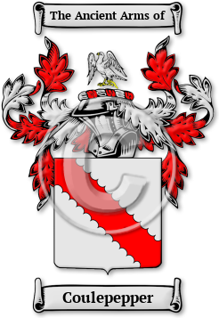 Coulepepper Family Crest Download (jpg) Legacy Series - 150 DPI