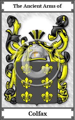 Colfax Family Crest Download (JPG)  Book Plated - 150 DPI