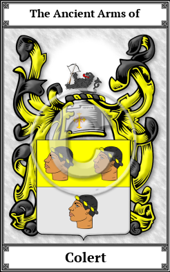 Colert Family Crest Download (JPG)  Book Plated - 150 DPI