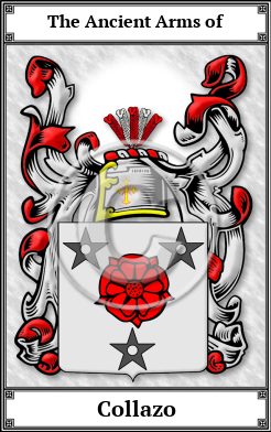 Collazo Family Crest Download (JPG)  Book Plated - 150 DPI