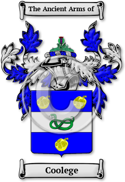 Coolege Family Crest Download (jpg) Legacy Series - 150 DPI