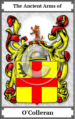 O'Colleran Family Crest Download (JPG)  Book Plated - 150 DPI