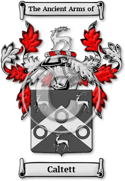 Caltett Family Crest Download (jpg) Legacy Series - 150 DPI