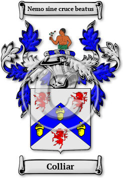 Colliar Family Crest Download (jpg) Legacy Series - 150 DPI
