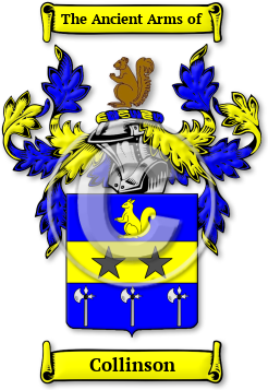 Collinson Family Crest Download (jpg) Legacy Series - 150 DPI