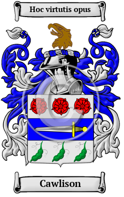 Cawlison Family Crest Download (jpg) Heritage Series - 150 DPI