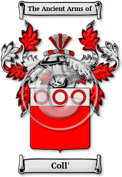 Coll' Family Crest Download (JPG) Legacy Series - 600 DPI