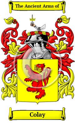 Colay Family Crest Download (JPG) Heritage Series - 600 DPI