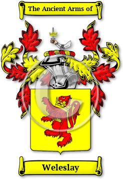 Weleslay Family Crest Download (JPG) Legacy Series - 600 DPI