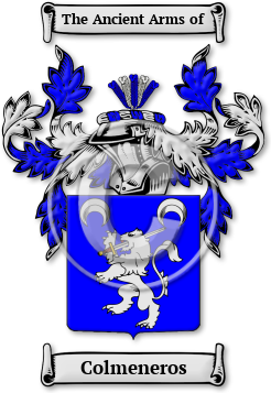 Colmeneros Family Crest Download (jpg) Legacy Series - 150 DPI