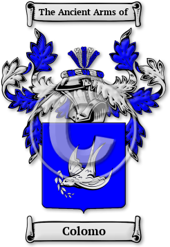 Colomo Family Crest Download (jpg) Legacy Series - 150 DPI