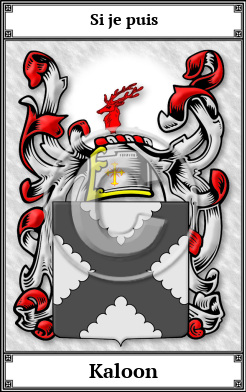 Kaloon Family Crest Download (JPG)  Book Plated - 150 DPI