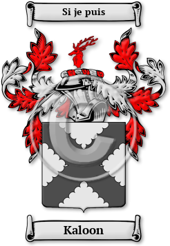 Kaloon Family Crest Download (jpg) Legacy Series - 150 DPI