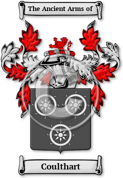 Coulthart Family Crest Download (jpg) Legacy Series - 150 DPI