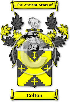 Colton Family Crest Download (jpg) Legacy Series - 150 DPI