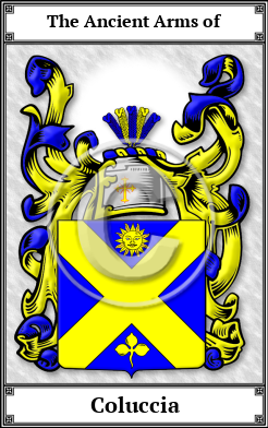 Coluccia Family Crest Download (JPG)  Book Plated - 150 DPI