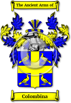 Colombina Family Crest Download (JPG) Legacy Series - 600 DPI